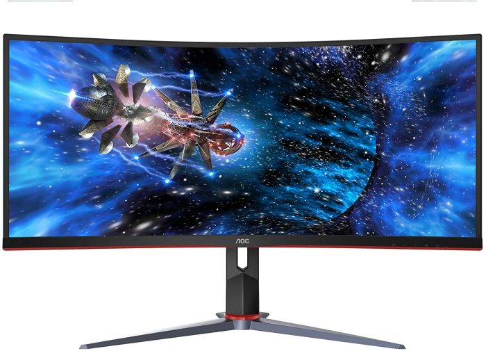 AOC LED 34",CU34G2X,HDMIx2, DP, USB3.0, 144Hz, 1ms