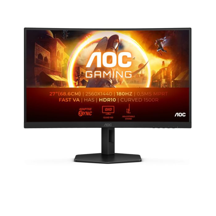 AOC CQ27G4X, VA 27", DP, 2xHDMI, HAS, 180Hz, QHD