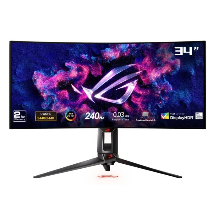 ASUS PG34WCDM 34", 2xHDMI, DP, USB-C, HAS, 240Hz