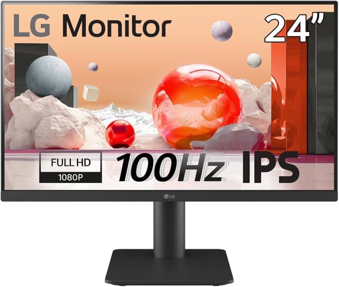 LG 24MS550 23,8", 2xHDMI, HAS, 100Hz, zvučnici