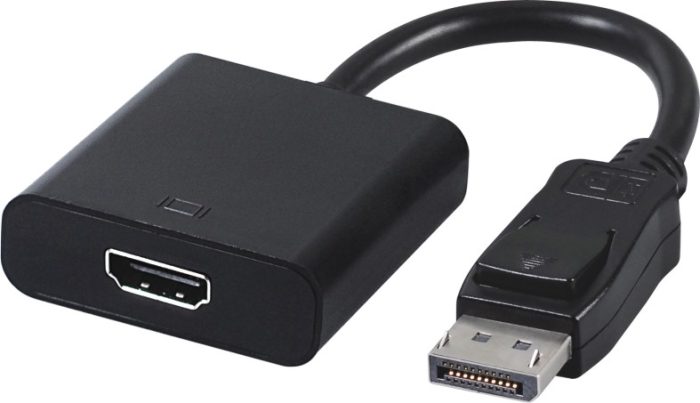 SBOX adapter DP M. -> HDMI F., 13 cm