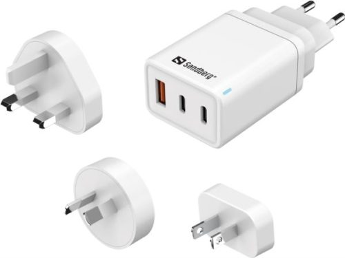 Sandberg 3in1 TravelCharger USB-C A 65W