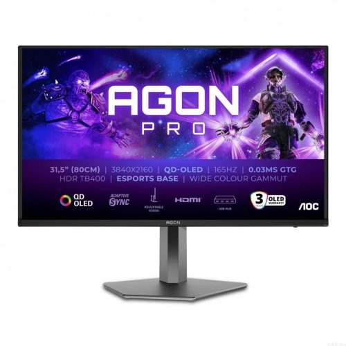 AGON AG326UD, 31,5", OLED, 2XHDMI, 2xDP, 4K, 165Hz