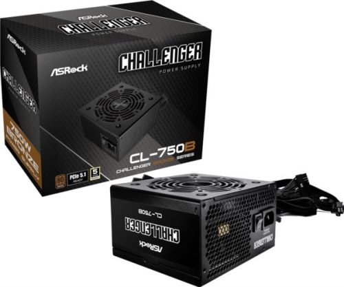 ASRock PSU Challenger CL-750B, 750W, 80 Bronze