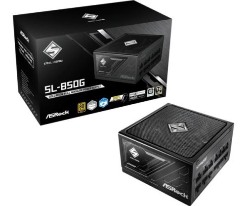 ASRock PSU Steel Legend SL-850G, 850W, 80 Gold, Fully Modular