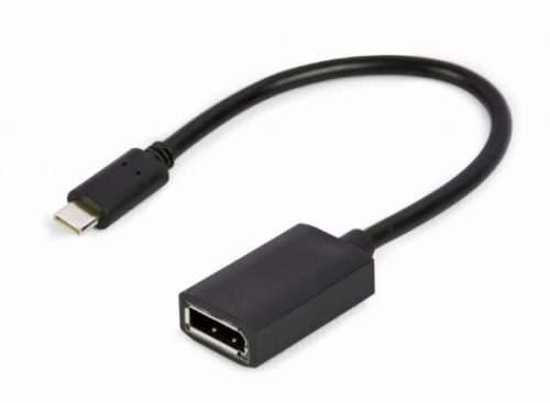 Gembird USB Type-C to DisplayPort adapter cable, 4K, 15 cm, black