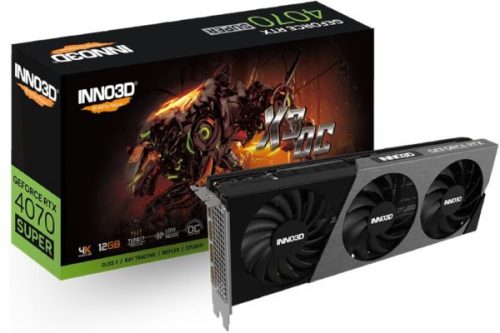 INNO3D GeForce RTX 4070 SUPER X3 OC, 12GB GDDR6X