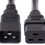 NaviaTec Power Cable - IEC C19 to IEC C20, black, 1m