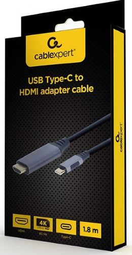 Gembird USB Tip C na HDMI kabel, 1,8m, 4K-60Hz