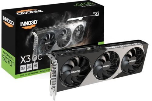 INNO3D GeForce RTX 5070 TI X3 OC, 16GB GDDR7