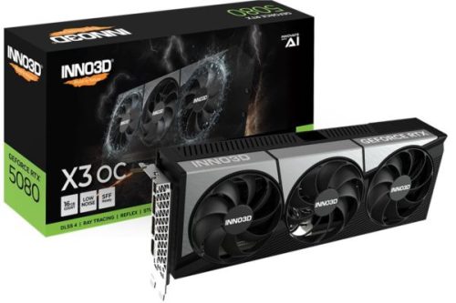 INNO3D GeForce RTX 5080 X3 OC, 16GB GDDR7