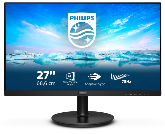 Philips 272V8LA 27", VA, VGA, HDMI, DP, zvuč.