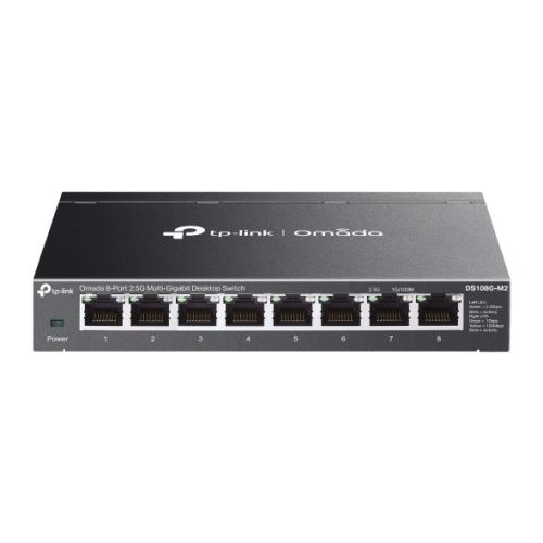 TP-Link Omada 8-Port 2.5G Multi-Gigabit Unmanaged Desktop Switch DS108G-M2