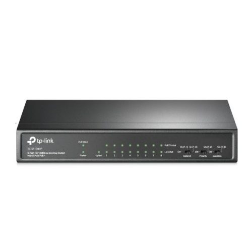 TP-Link 9-Port 10 100Mbps Desktop Switch with 8-Port PoE SF1009P