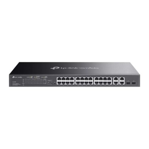 TP-Link Omada 24-Port 10 100Mbps 4-Port Gigabit Smart Switch with 24-Port PoE SL2428P