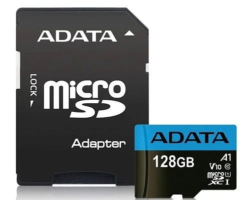 ADATA microSDXC, Class10, 100/25MBs, 128GB