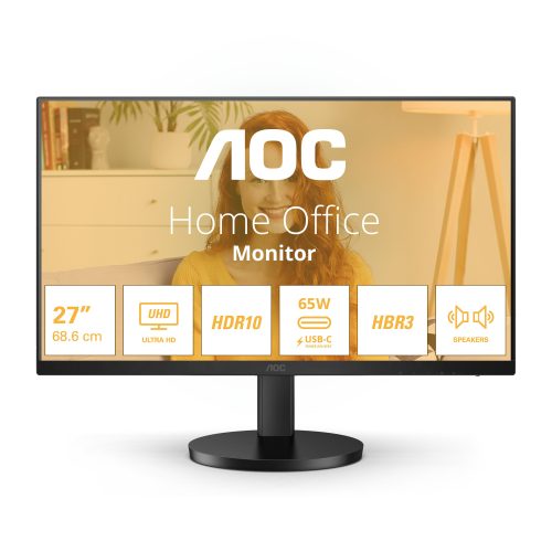 AOC U27B3CF 27", 4K, 2xHDMI, USB, USB-C, zvu., HAS