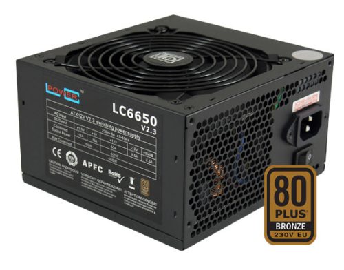 LC-Power LC6650 V2.3, 650W, 80+Bronze bulk