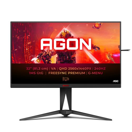 AOC AGON 31,5", AG325QZN, QHD, 2xHDMI, 2xDP, 240Hz