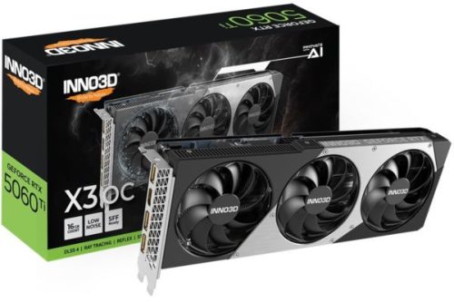 INNO3D GeForce RTX 5060 Ti X3 OC, 16GB GDDR7