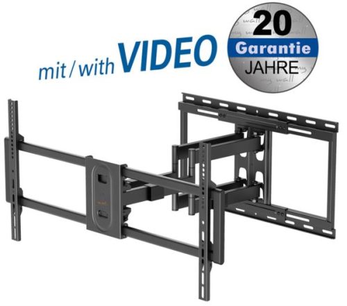 Transmedia Swivel TV wall mount, 43" - 100", up to 80kg