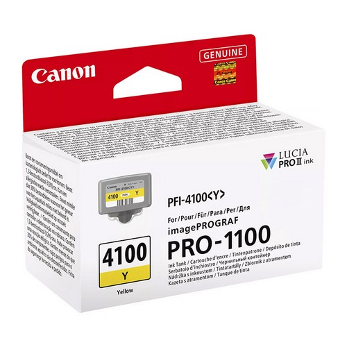Canon tinta PFI-4100Y, žuta