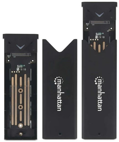 Manhattan kućište 2xM.2 NVMe,USB 3.2 Gen2,USB-C,Al