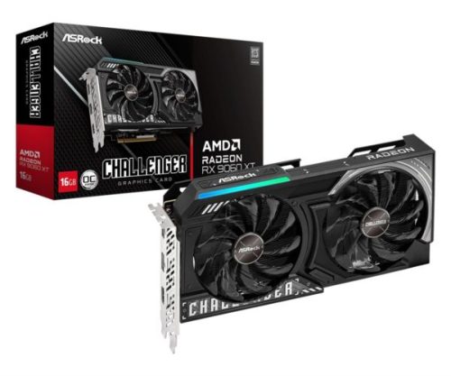Asrock Radeon RX 9060 XT Challenger 16GB OC, 16GB GDDR6