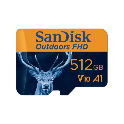 SanDisk Outdoors FHD microSD with Adapter - 512GB