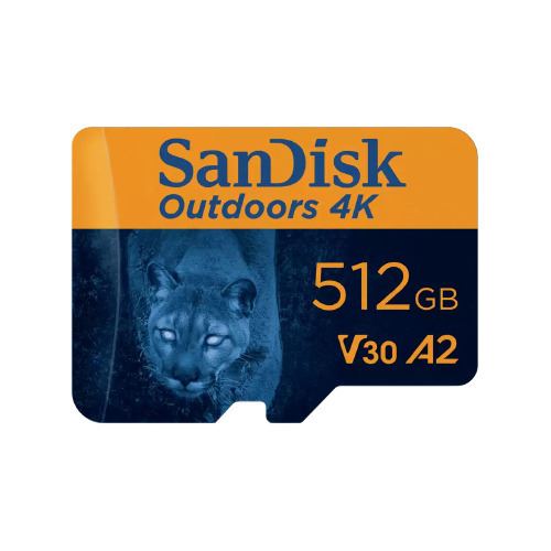 SanDisk Outdoors 4K microSD with Adapter - 512GB