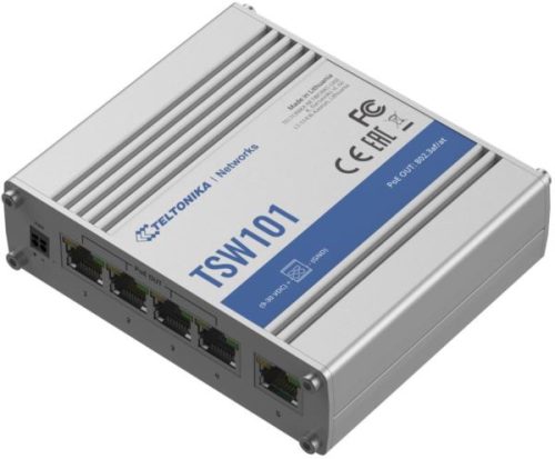 Teltonika TSW101 Industrial PoE Unmanaged Switch