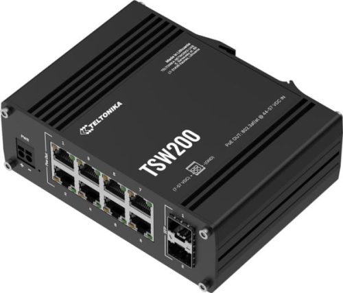Teltonika TSW200 Industrial Unmanaged PoE Switch