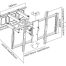 Manhattan TV nosač zidni 60"-100" do 80kg, crni