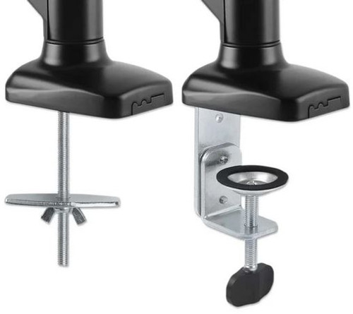 Manhattan nosač stolni monitor17"-32",2x9kg,crni
