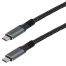 Transmedia USB C 3.2 cable with E-Marker chip, 1m