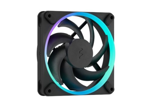 Fractal Momentum 12 RGB, ventilator, crni