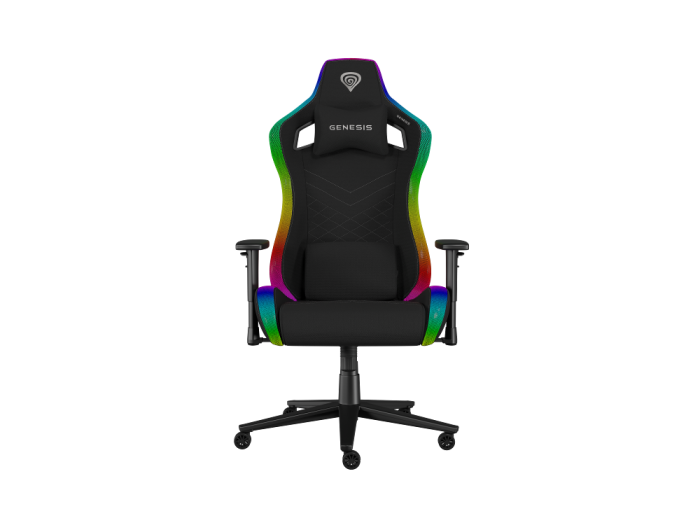 Genesis Trit 660 RGB, gaming stolica, crna