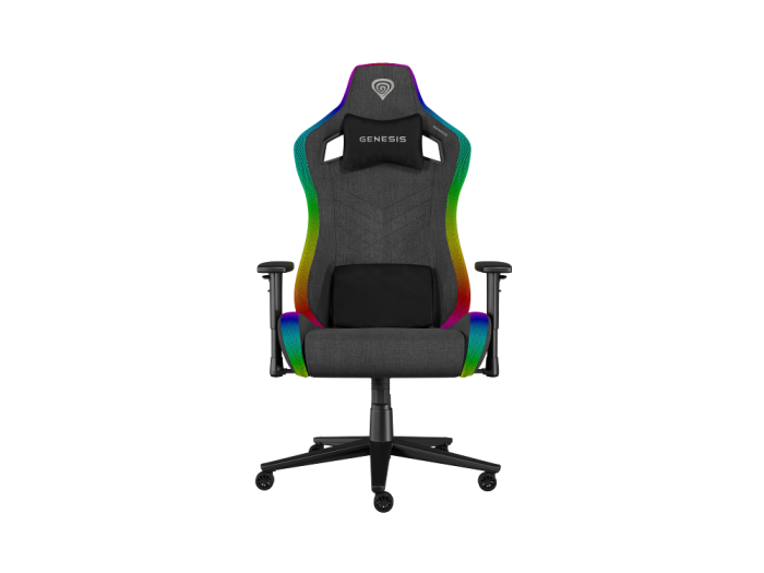 Genesis Trit 660 RGB, gaming stolica, siva