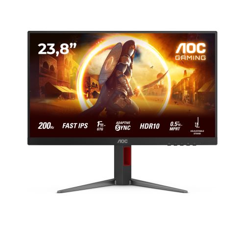 AOC 24G4HA , 24", DP, 2xHDMI, HAS, 200Hz, zvuč.