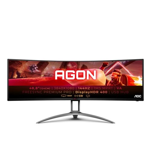 AOC AGON AG493UCX, 49", 2XHDMI, 2xDP, QHD, USB-C