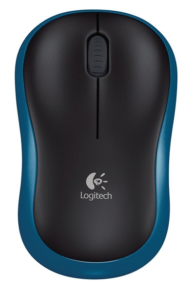 Logitech M185 bežični optički miš, plava