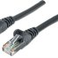 Intellinet Cat6, CCA, U/UTP, PVC, RJ45, 0.5m, crni