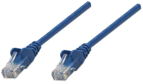 Intellinet Cat6, CCA, U/UTP, PVC, RJ45, 3 m, plavi
