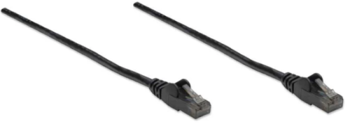 Intellinet Cat6, CCA, U/UTP, PVC, RJ45, 10m, crni