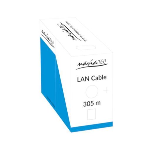 NaviaTec Cat6 FTP solid, CCA 305m, Outdoor