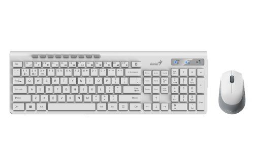 Genius SlimStar 8230, bež. tipkovnica i miš,silent