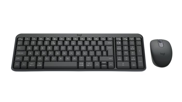 Logitech MK250 bežična tipkovnica i miš, crna