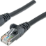 Intellinet Cat6, CCA, U/UTP, PVC, RJ45, 1m, crni