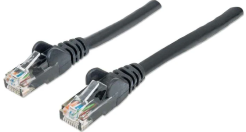 Intellinet Cat6, CCA, U/UTP, PVC, RJ45, 1.5m, crni