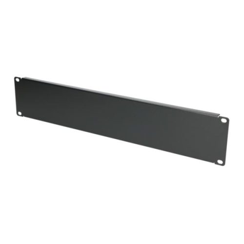Extralink 2U 19" Front Blank Panel, Black